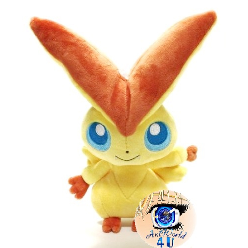 Officiële Pokemon knuffel Victini San-ei +/- 23cm 